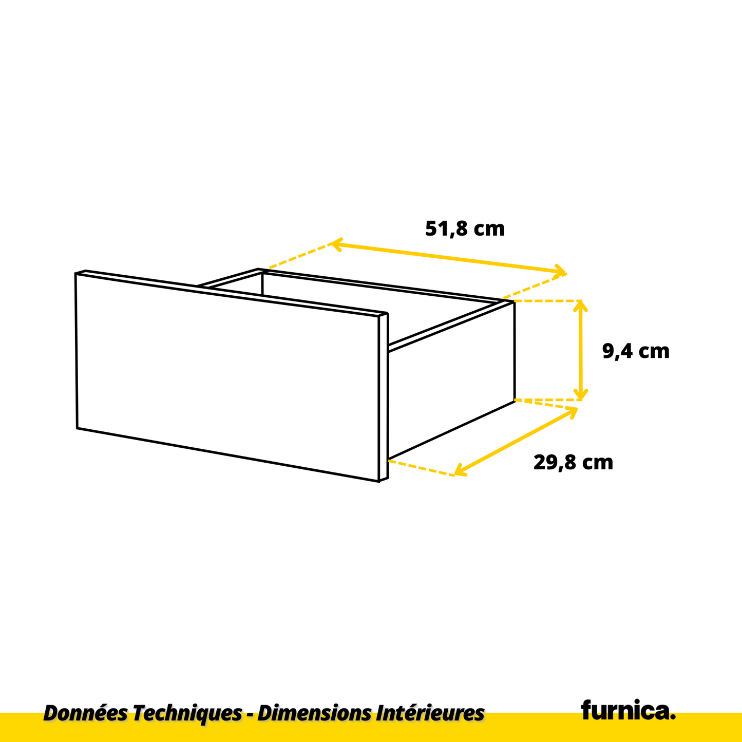 GABRIEL - Commode 12 Tiroirs (8+4) - H92cm L180cm P33cm (Chêne Wotan / Blanc Brillant)