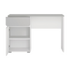 ALBI II - Ensemble de Meubles de Chambre pour Jeunes - Blanc Matt / Gris Froid Brillant