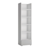 ALBI II - Ensemble de Meubles de Chambre pour Jeunes - Blanc Matt / Gris Froid Brillant