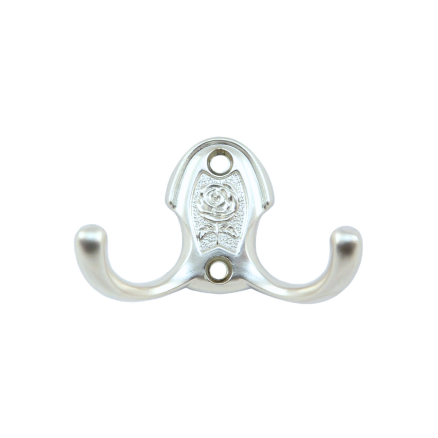 Crochet mural double 46mm - Chrome