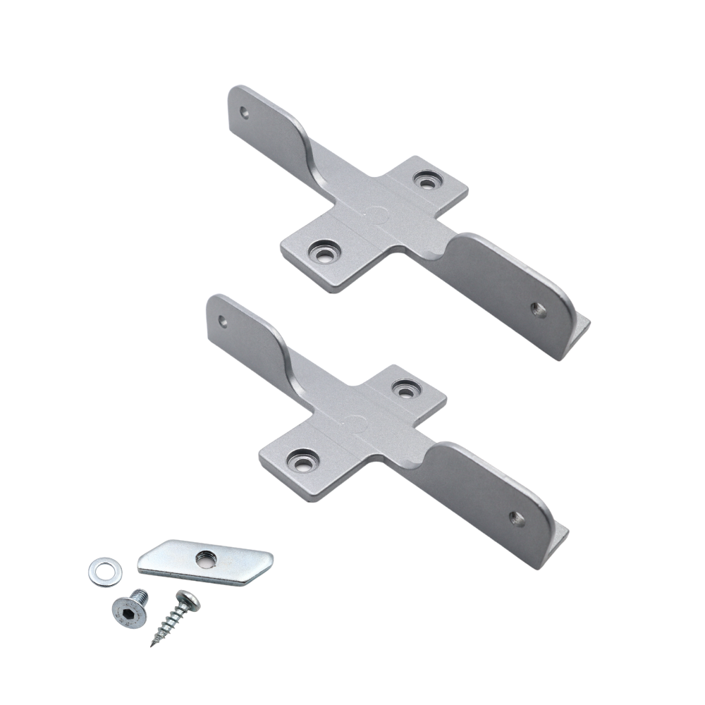 Supports d'étagère murale, longueur: 135 mm, pour tablettes: 6 à 10 mm, Lot de 2