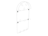 Porte-tuyau d'aspirateur - Grand - Blanc