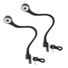 2 Lampes à LED de chambres avec USB + Source de courant (F02)