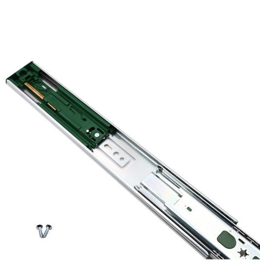 Ensemble de coulisses pour tiroir à fermeture silencieuse + Push-to-Open - Rainure 45mm (gauche et droite), H45