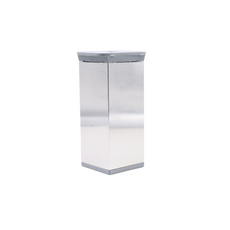 Pied de meuble carré réglable 40x40mm - 100mm Chrome