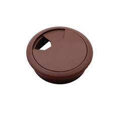 Passe-câble en plastique 60mm - Marron foncé