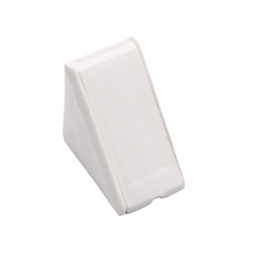 Équerre d'angle plastique - Blanc 100 pièces