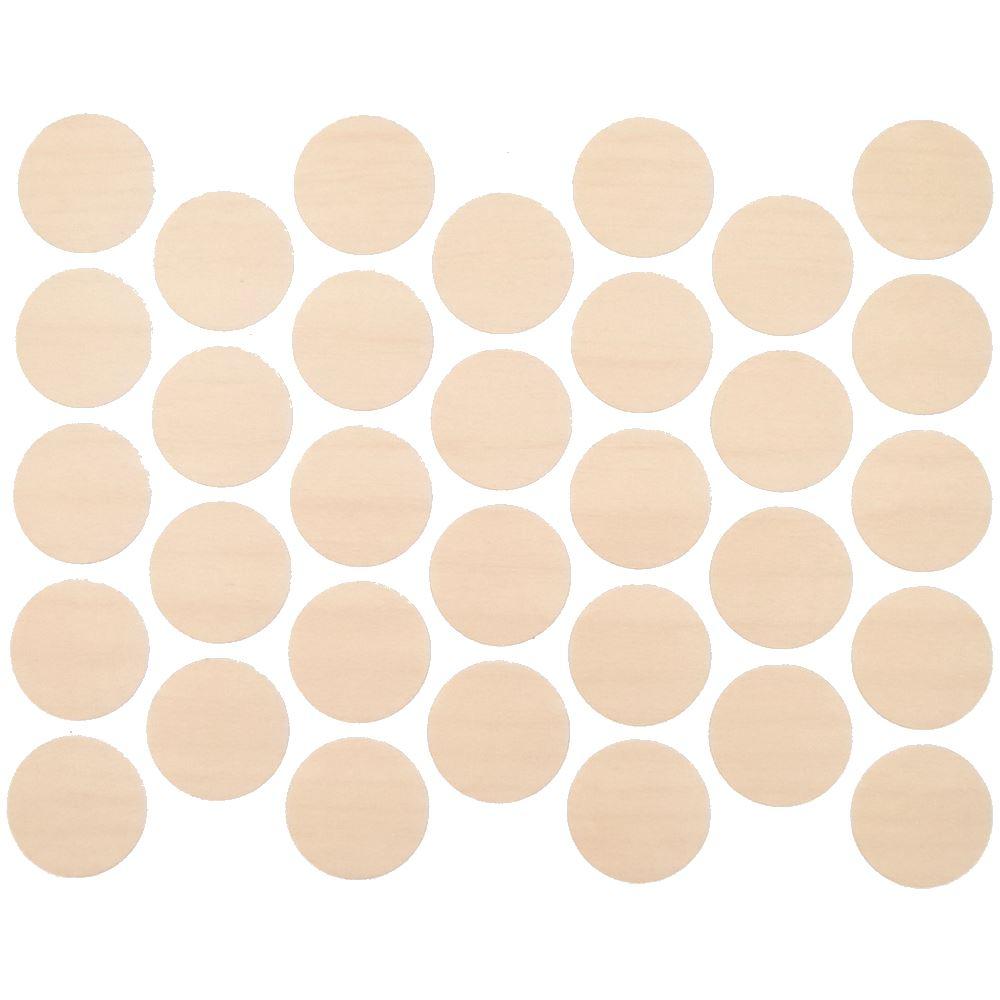 Cache-Vis Adhésif - Érable doux 18mm