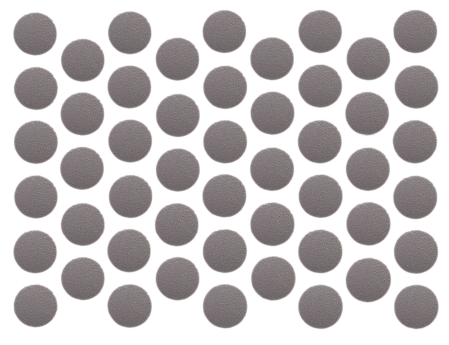 Cache-Vis Adhésif - Gris Métallique 14mm