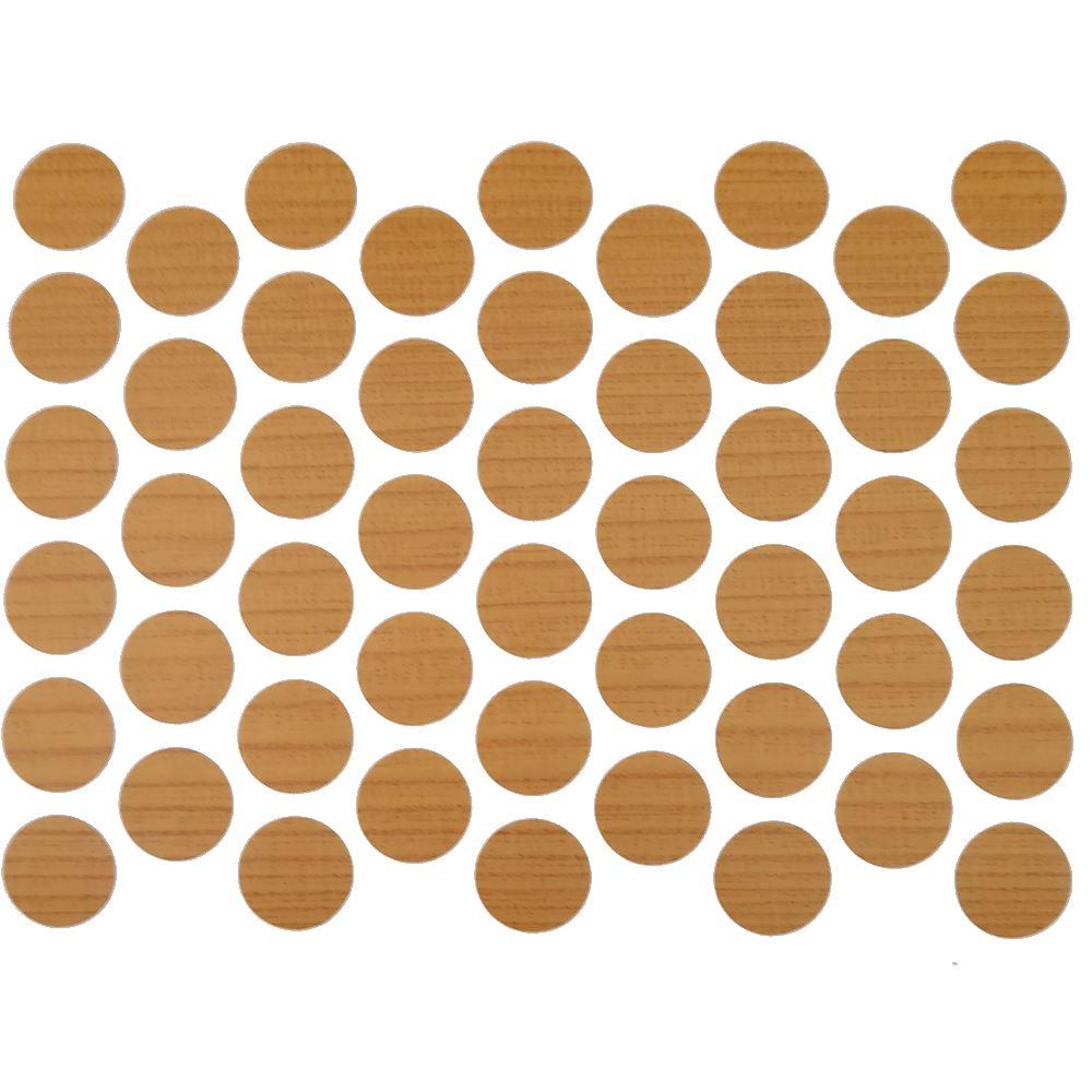 Cache-Vis Adhésif - Pin foncé 14mm