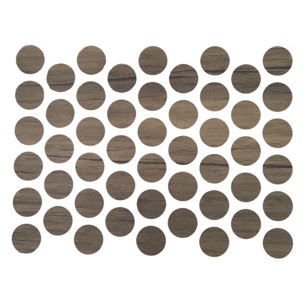 Cache-Vis Adhésif - Vert ancien 14mm