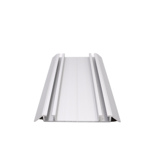 Rail à Double Fond en Aluminium 560cm - Argent Anodisé