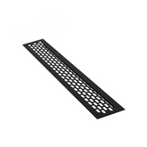 Grilles d'aération en Aluminium 484x60mm - Noir