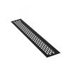 Grilles d'aération en Aluminium 484x60mm - Noir
