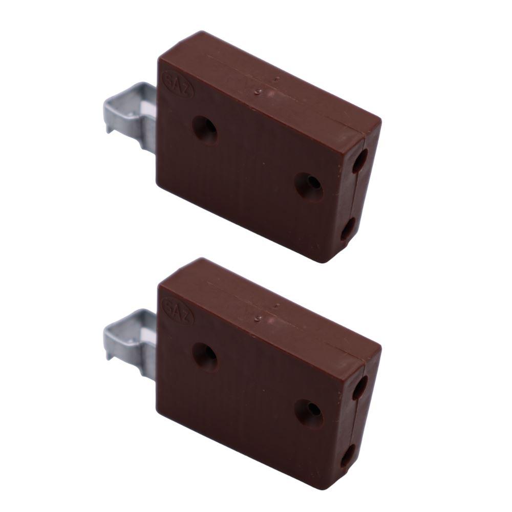 Support d'armoire en nylon, universel - G+D, 2D Eco - Marron