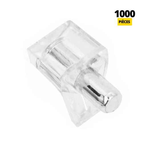 Taquet pour Étagère métal-plastique 5mm - 1000 pièces