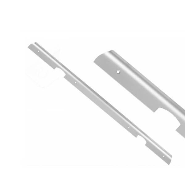 Bande de connecteur perpendiculaire pour plan de travail 28 mm R-15, Argent anodisé