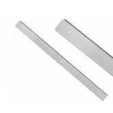 Bande latérale pour plan de travail de 38 mm R-3, Argent anodisé