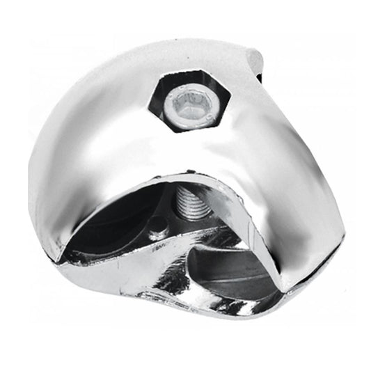 Double connecteur de 25 mm, Chrome NTP Droite