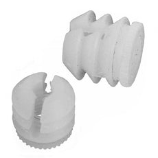 Insert fileté M10 blanc - 100 pièces