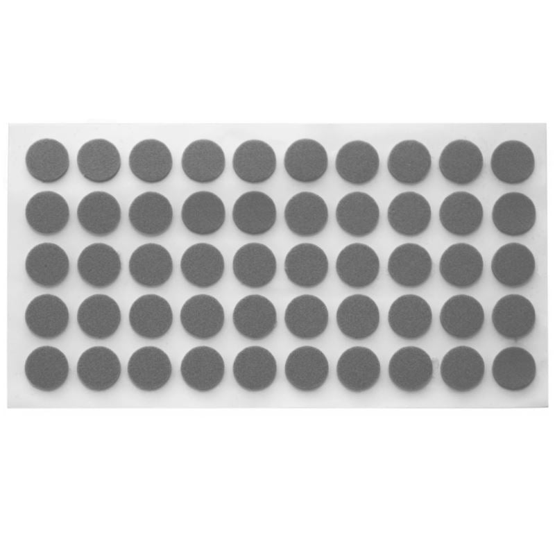 Pastille autocollante gris 10mm NTP Gris