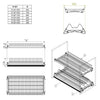 Plat égouttoir de séchage pour armoire de cuisine - Chrome 800mm