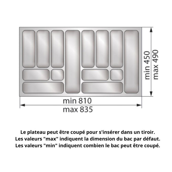 Range-couverts en hêtre meuble 900mm - MSA France