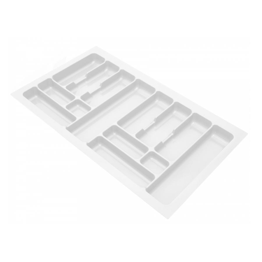 Range-couverts pour tiroir, largeurs d'armoires: 300-1000 mm, profondeur: 490 mm, Blanc NTP 900mm