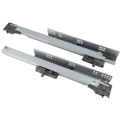 Ensemble de glissières dissimulée à ouverture par poussée (gauche et droite), extension complète 250-600mm