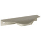 Poignée profilée Edge 256mm (Longueurs totales 276mm) - Acier brossé