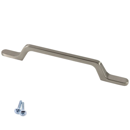 Poignée de meuble 160mm U098 - Acier brossé