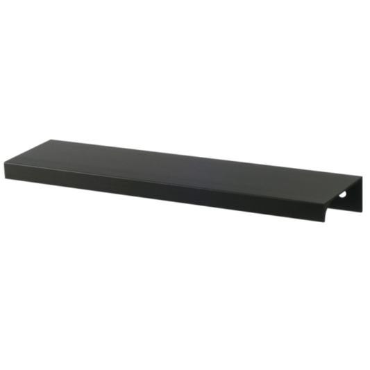 Poignée profilée Edge profil rond 416mm (Longueur totale 436mm) - Noir mat