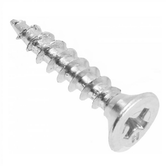 Vis à bois PH1 3.0x20mm Zinc Blanc (100 pièces)