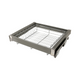 Pull Out Storage Baskets for 60cm cabinet Soft-Close - Single shelf - Chrome