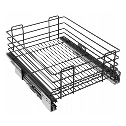 Panier coulissant de 40 cm à fermeture amortie EXCLUSIVE CARGO MULTI - Gris/Graphite
