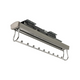 Porte-cintres coulissant Soft-Close - Gris