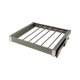 Pull Out Trouser Hanger for 60 cm Cabinet Soft-Close - Single Shelf - Grey