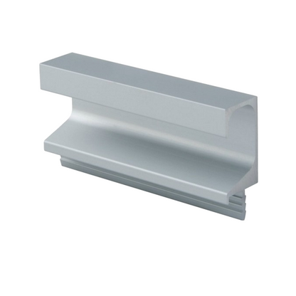 Profilé de préhension encastré T18 - 350 cm - Inox foncé anodisé