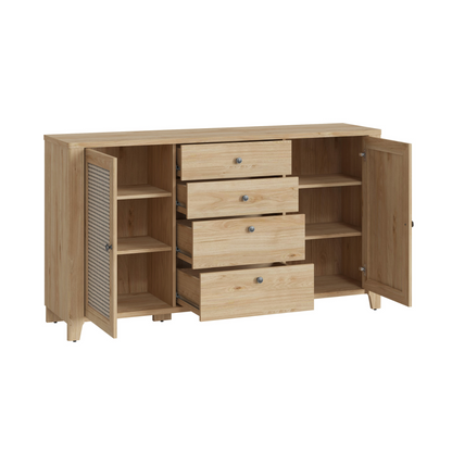 PARILLA - Ensemble de Meubles de Salon - Jackson Hickory / Amadeus