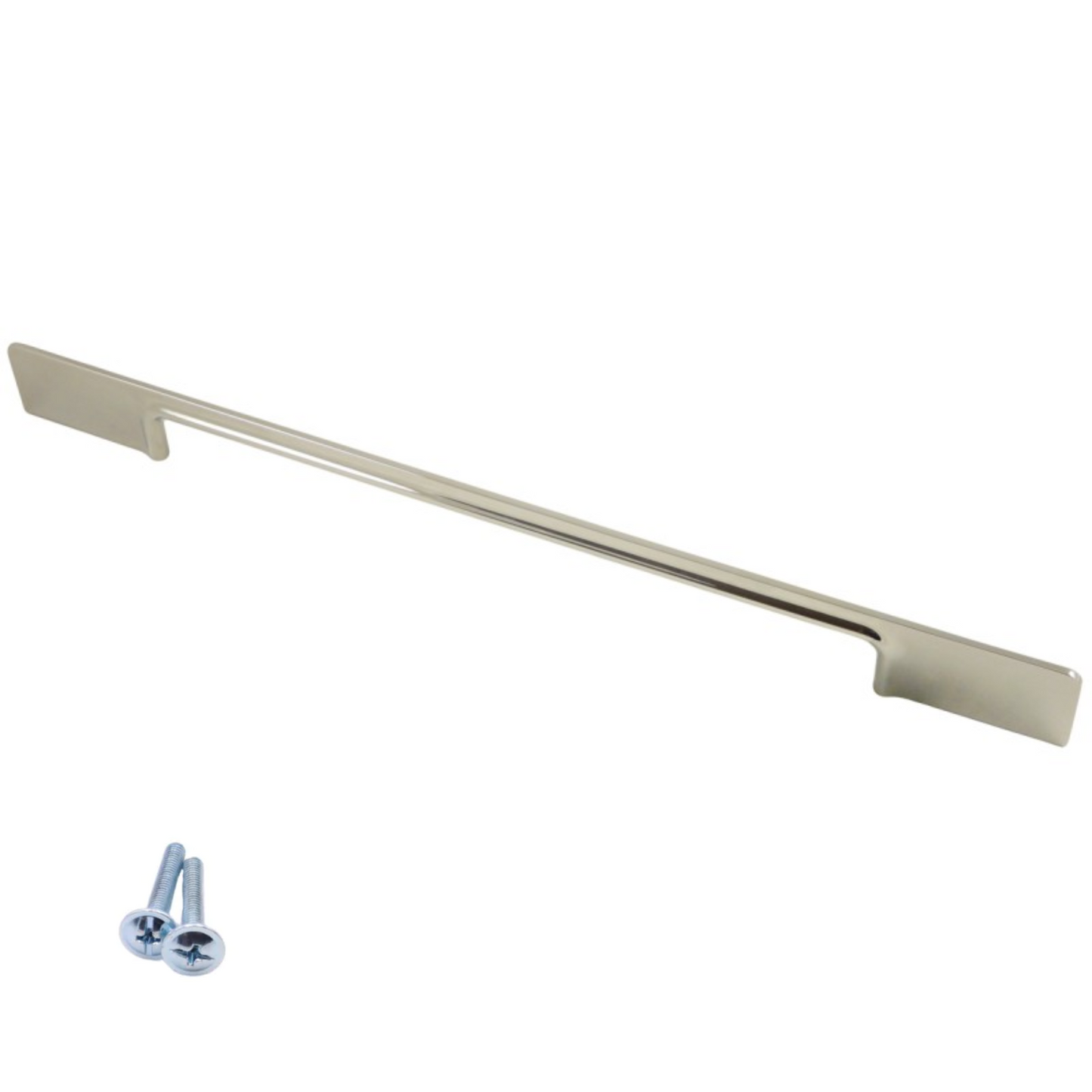 Poignée de meuble 160mm U086 - Acier brossé