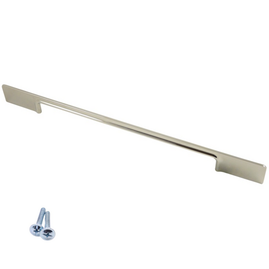 Poignée de meuble 256mm U086 - Acier brossé