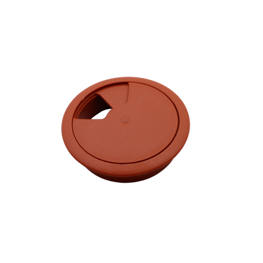 Passe-câble en plastique 60mm - Poirier