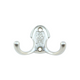 Crochet mural double 46mm - Chrome