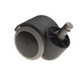 Roulette pivotante en caoutchouc pour meuble avec tige 11mm - Ø50mm