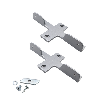 Supports d'étagère murale, longueur: 135 mm, pour tablettes: 6 à 10 mm, Lot de 2