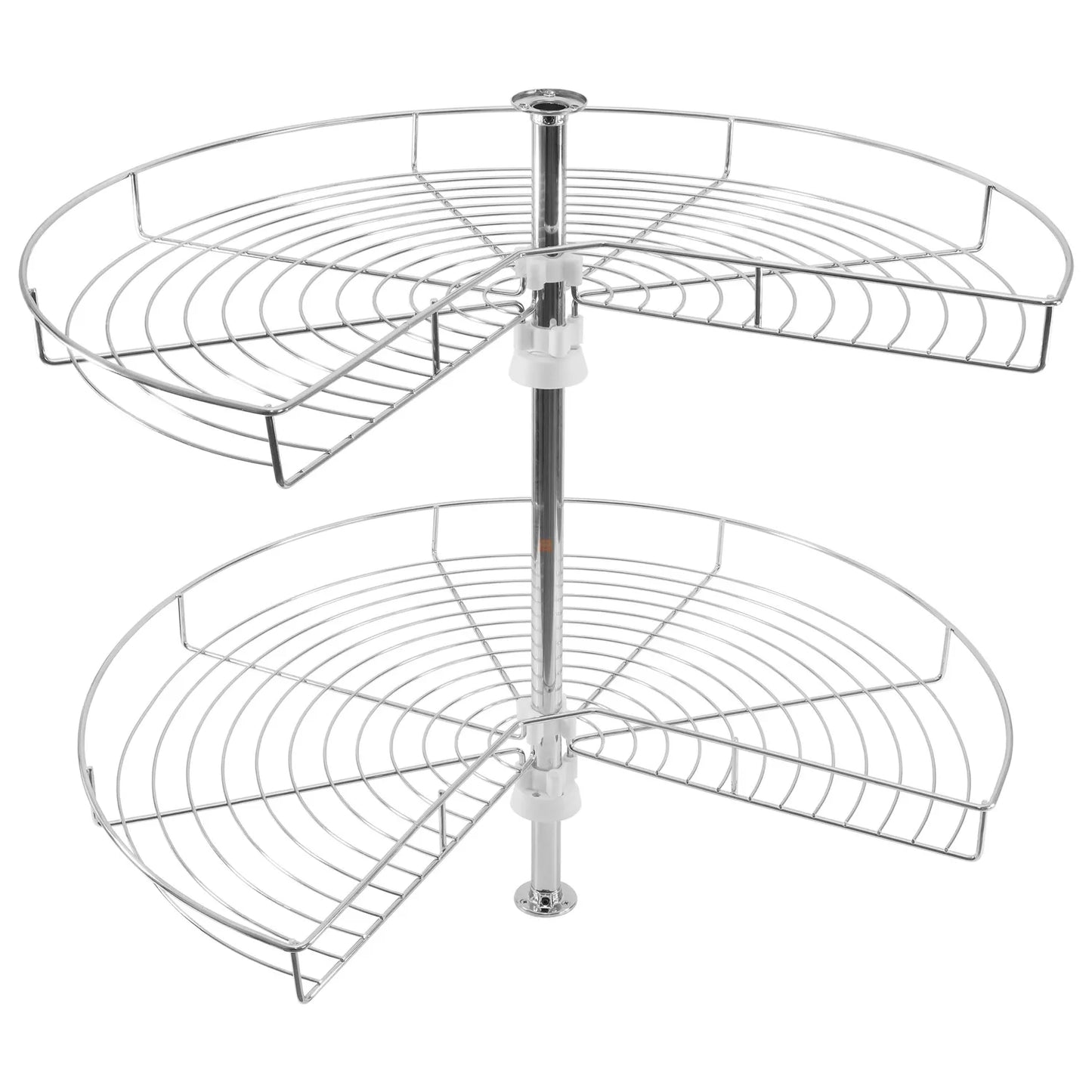Carrousel de rangement  d'angle 3/4 pour placard de cuisine système - 820mm- Chrome