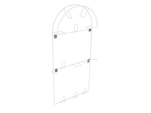 Porte-tuyau d'aspirateur - Grand - Blanc