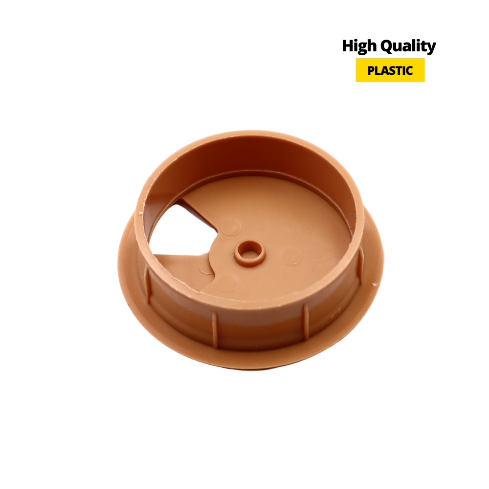 Passe-câble en plastique 60mm - Marron clair