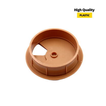 Passe-câble en plastique 60mm - Marron clair