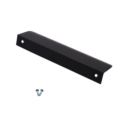 Poignée profilée rond Edge 128mm (Longueurs totales 148mm) - Noir Mat